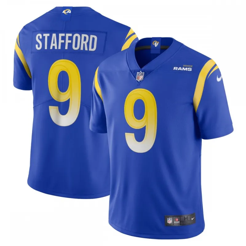 Matthew Stafford Los Angeles Rams Nike Vapor Limited Jersey – Royal