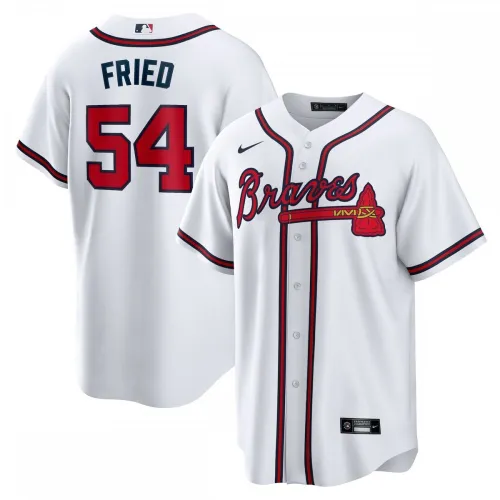 Max Fried Atlanta Braves Nike Home Fan edition Player Jersey - White