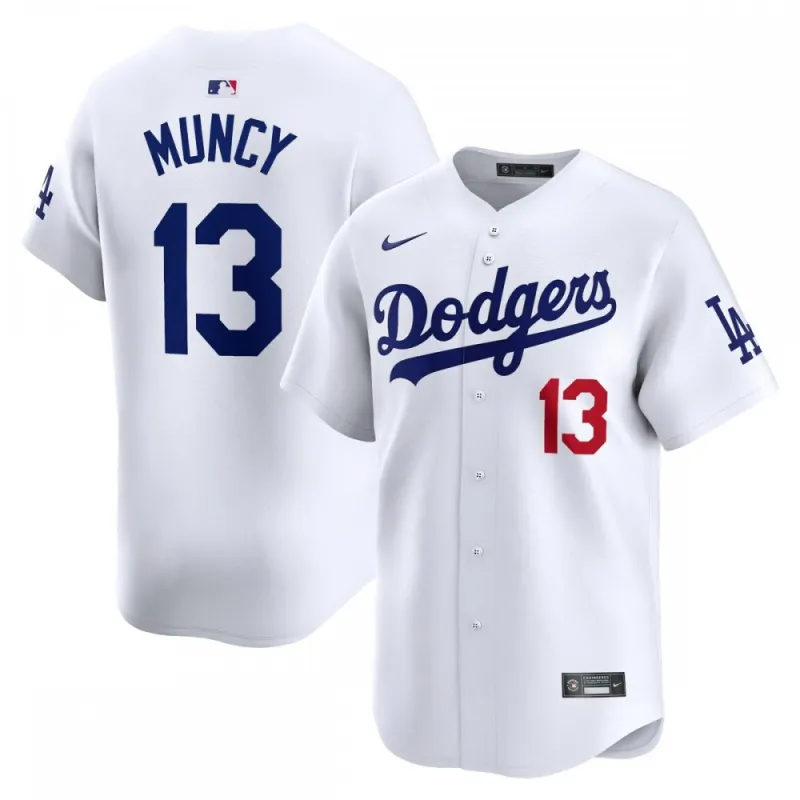 Max Muncy Los Angeles Dodgers Nike Home Limited Player Jersey – White