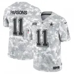 Micah Parsons Dallas Cowboys Nike Herren-Trikot 2024 „Salute to Service“ (limitierte Auflage) – Arktis-Tarnmuster Micah Parsons Dallas Cowboys Nike Herren-Trikot „Salute to Service Limited Edition“ 2024 – Arktis-Tarnmuster