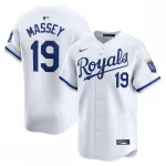 Michael Massey Kansas City Royals - Maglia da giocatore limitata Nike Home - Bianco Michael Massey Kansas City Royals Nike Home Limited Player Jersey - White