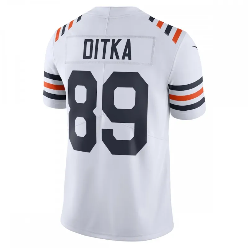 Mike Ditka Chicago Bears Nike Camisola Limitada de Jogador Aposentado Clássica Alternada 2019 para Homem - Branco