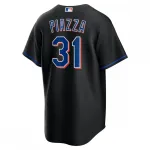 Mike Piazza New York Mets Nike 2022 Alternate Replica Player Jersey – Black