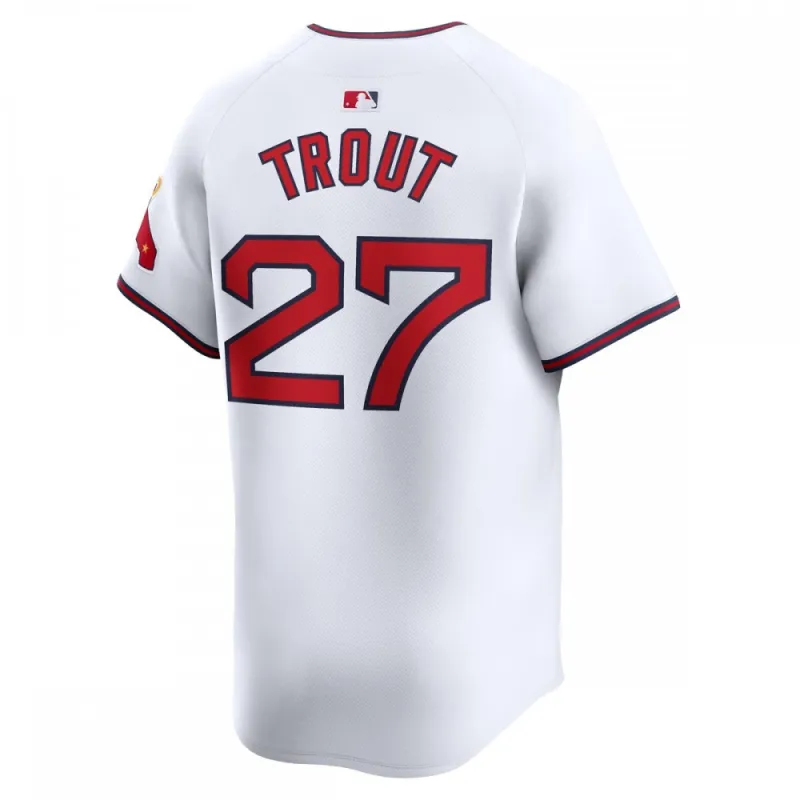 Mike Trout Los Angeles Angels Nike Alternate Limited Player Jersey – White