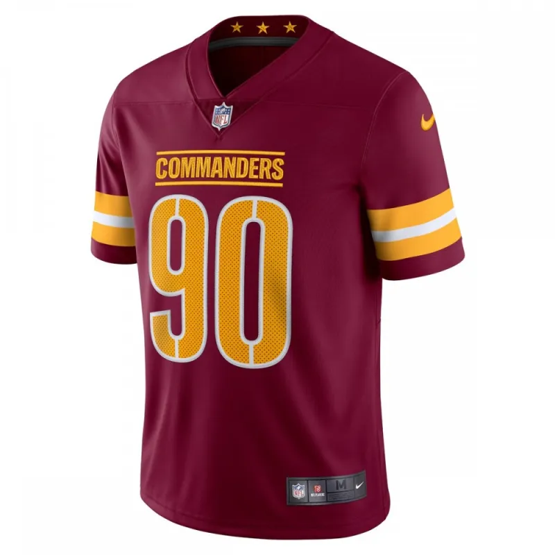Montez Sweat Washington Commanders Nike Vapor Limited Jersey – Burgundy