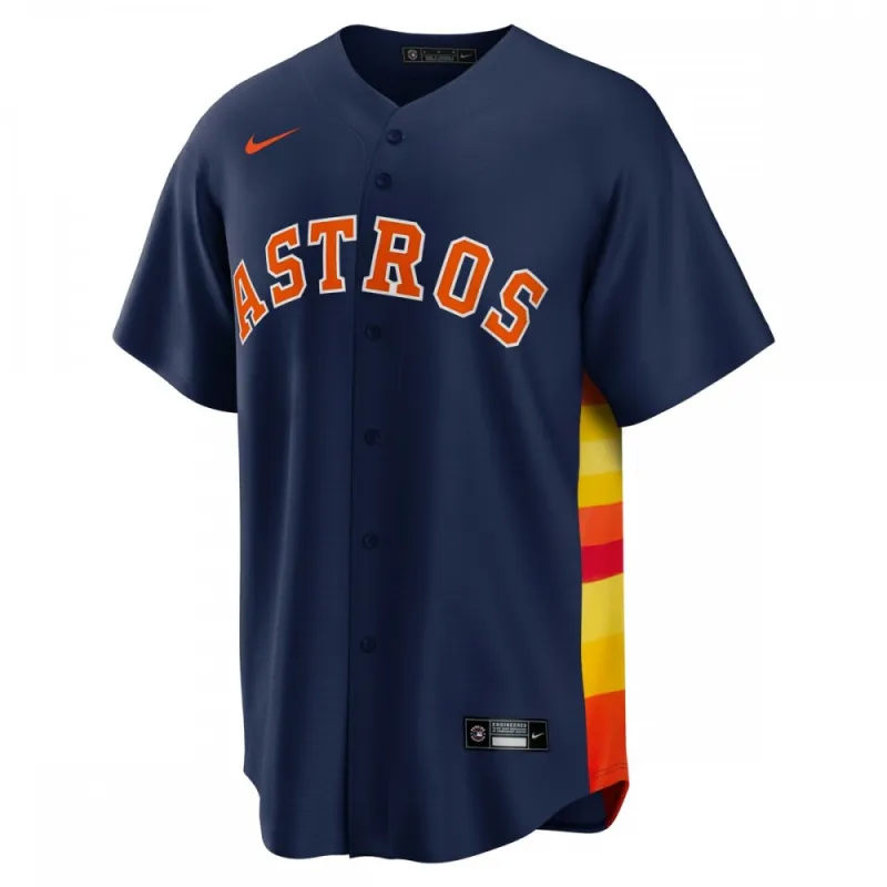 Houston Astros Nike Alternate Replica Team Jersey – Navy