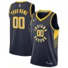Camiseta personalizada Swingman de los Indiana Pacers para hombre, color azul marino - Edición Icon