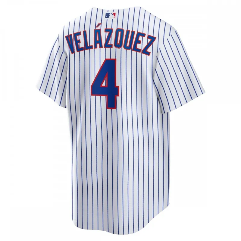 Nelson Velázquez Chicago Cubs Nike Home  Fan edition Player Jersey – White