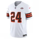 Nick Chubb Cleveland Browns Nike Vapor F.U.S.E. Limited Jersey – White