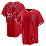 Noah Syndergaard Los Angeles Angels Nike Alternate Replica Player Jersey - Rosso Maglia da gioco alternativa Nike di Noah Syndergaard dei Los Angeles Angels – Rossa