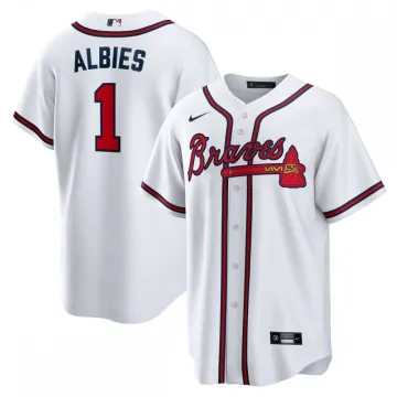 Ozzie Albies Atlanta Braves Nike Home Replica Maglia Nome Giocatore - Bianco