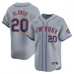 Pete Alonso New York Mets Nike Away Limited Player Jersey - Gray Pete Alonso New York Mets Nike Away Limited Player Jersey – Gray