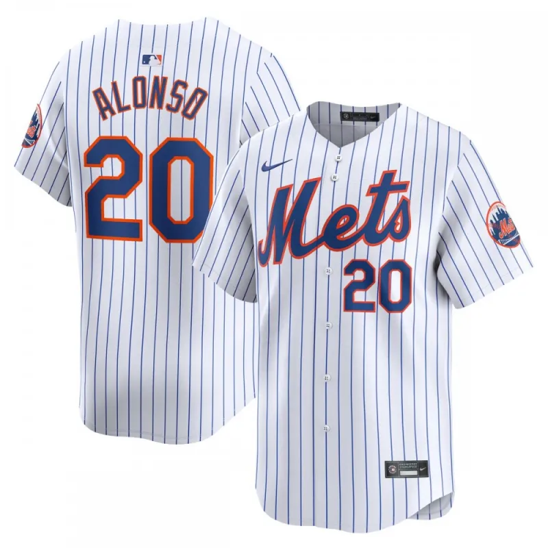Pete Alonso New York Mets Nike Home Limited Player Jersey – White