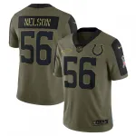 Quenton Nelson Indianapolis Colts Nike Men's 2021 Salute To Service Limited Player Jersey - Olive Quenton Nelson Indianapolis Colts Nike Men's 2021 Salute To Service Limited Player Jersey - Olive