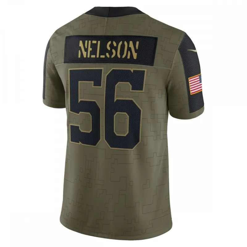 Quenton Nelson Indianapolis Colts Nike Men's 2021 Salute To Service Limited Player Jersey - Olive