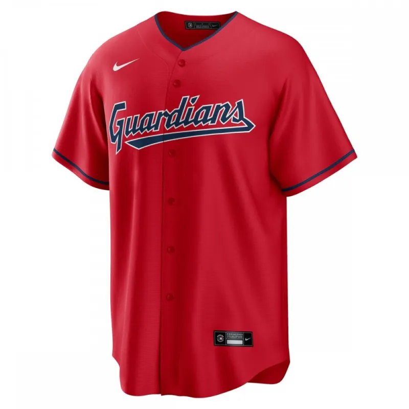 Cleveland Guardians Nike Alternate Replica Team Jersey – Red