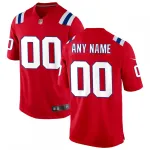 New England Patriots Nike Alternate Custom Jersey - Rood