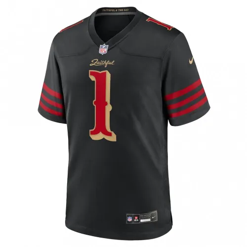 Ricky Pearsall San Francisco 49ers Nike 2025 Rivalries Collection Game Jersey - Zwart