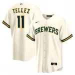 Rowdy Tellez Milwaukee Brewers Nike Fan edition Player Jersey - White Rowdy Tellez Milwaukee Brewers Nike Fan edition Player Jersey – White