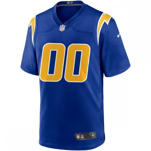 Maglia da gioco personalizzata alternativa Nike dei Los Angeles Chargers - Blu reale