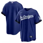 Camisola de fã Nike 2021 City Connect dos Los Angeles Dodgers - Azul-real
