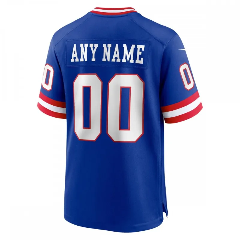 New York Giants Nike Classic Custom Spiel Trikot - Royal