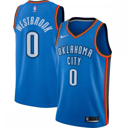 Russell Westbrook Oklahoma City Thunder Swingman Player Men's Jersey - Icon Edition - Blue