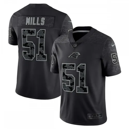 Sam Mills Carolina Panthers Nike Retired Spieler RFLCTV Limited Jersey - schwarz