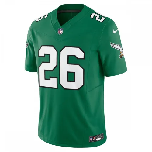 Saquon Barkley Philadelphia Eagles Nike Alternate Vapor F.U.S.E. Limited Jersey – Kelly Green