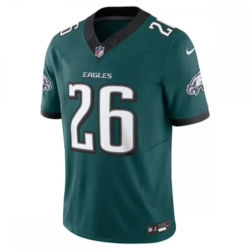 Maillot Nike Vapor F.U.S.E. en édition limitée de Saquon Barkley (Philadelphia Eagles) – Vert nuit