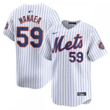 Sean Manaea New York Mets Nike Home Limited Player Jersey – White