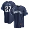 Seiya Suzuki Chicago Cubs Nike City Connect Fan edition Player Jersey - Navy