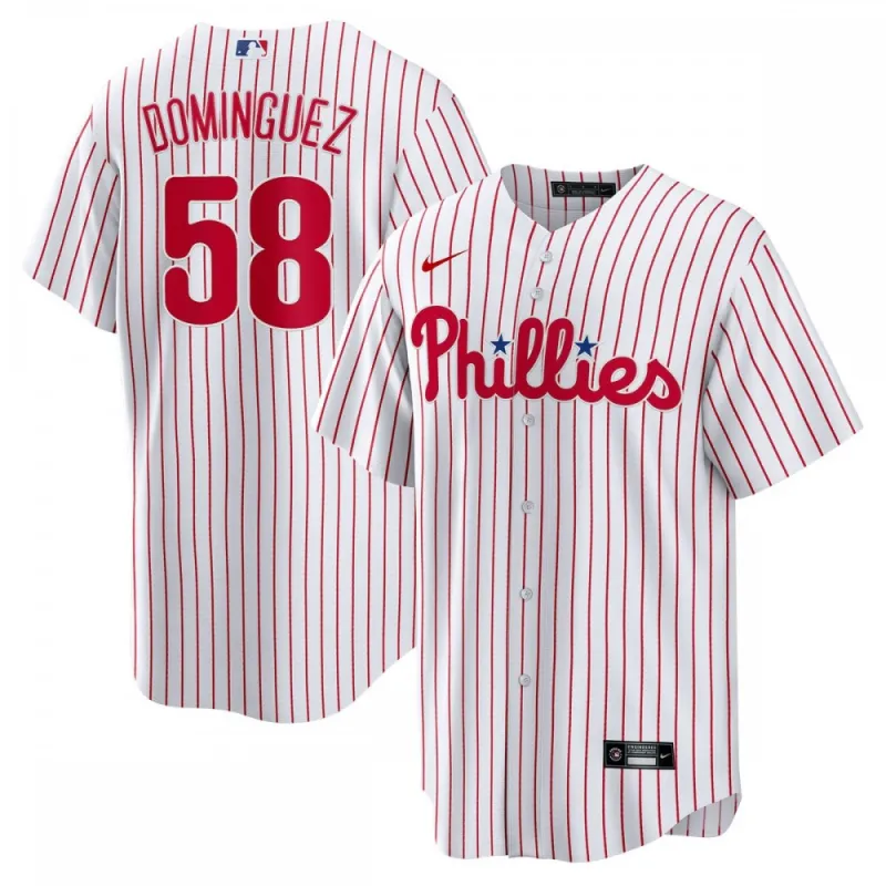 Seranthony Domínguez Philadelphia Phillies Nike Home Replica Player Jersey – White