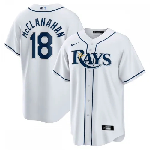 Shane McClanahan Tampa Bay Rays Nike Home Replica Spieler Jersey - weiß