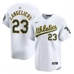 Shea Langeliers Oakland Athletics - Maglia da giocatore limitata Nike Home - Bianco Shea Langeliers Oakland Athletics Nike Home Limited Player Jersey - White