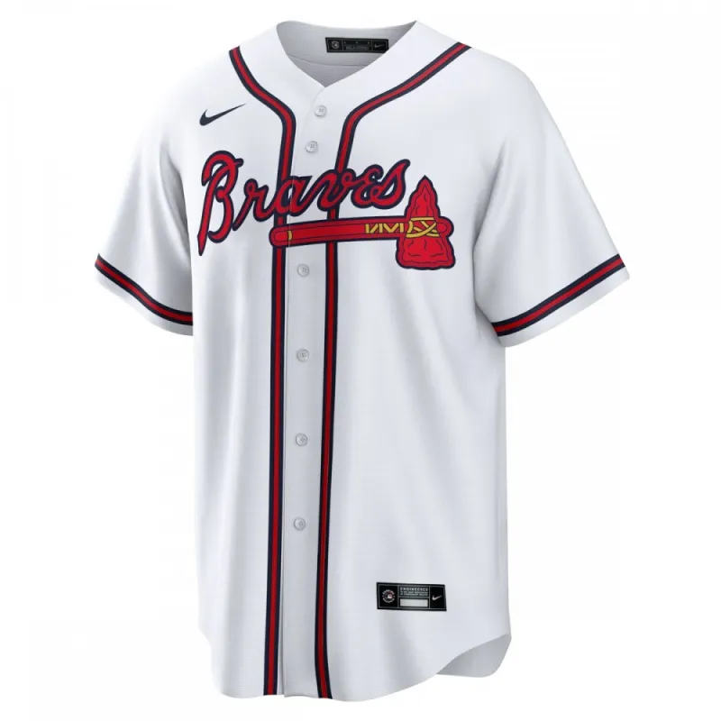 Spencer Strider Atlanta Braves Nike Replica Player Jersey - Wit