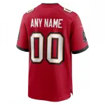 Camiseta de juego personalizada Nike de los Tampa Bay Buccaneers – Roja