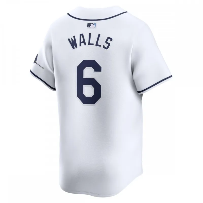 Taylor Walls Tampa Bay Rays Nike Home Limited Player Jersey - Wit