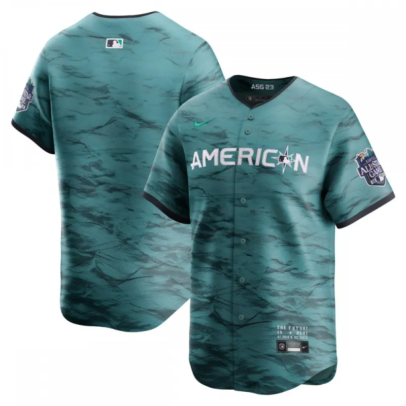 American League Nike 2023 MLB All-Star Game Limited Jersey – Teal