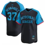 Camisola de jogador limitada da Nike para o Jogo das Estrelas da MLB 2024 da Liga Nacional, de Teoscar Hernandez - Azul-marinho Teoscar Hernandez National League Nike 2024 MLB All-Star Game Limited Player Jersey – Navy
