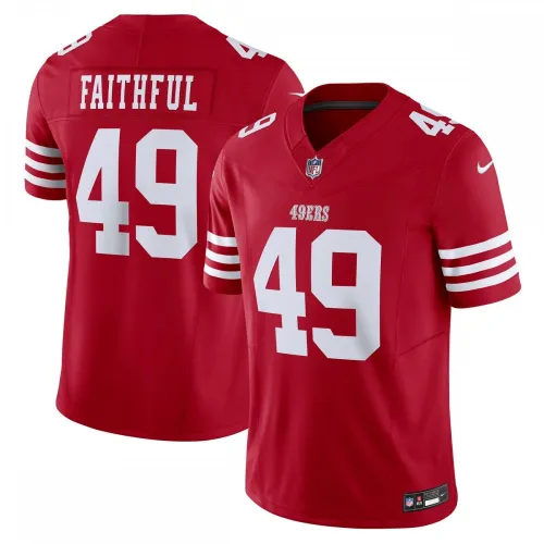 De trouwe San Francisco 49ers Nike Vapor F.U.S.E. Limited Jersey - Scharlaken