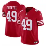 Il fedele San Francisco 49ers Nike Vapor F.U.S.E. Maglia limitata - Scarlatto The Faithful San Francisco 49ers Nike Vapor F.U.S.E. Limited Jersey – Scarlet