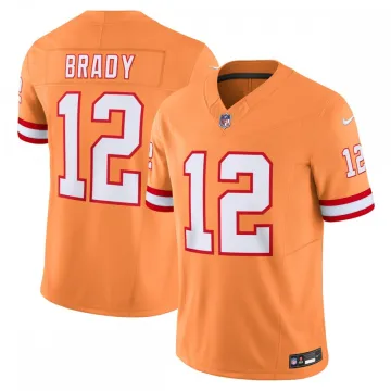Tom Brady Tampa Bay Buccaneers Nike Vapor F.U.S.E. Limited-Trikot – Orange