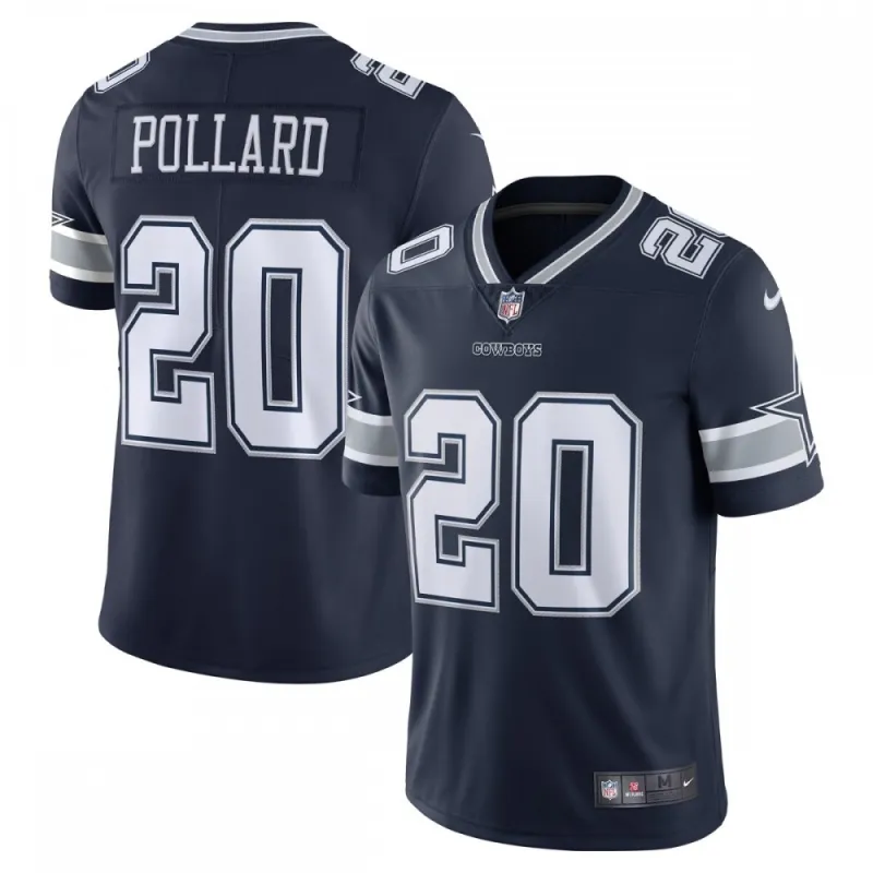 Tony Pollard Dallas Cowboys Nike 2020 Vapor Limited Jersey – Navy