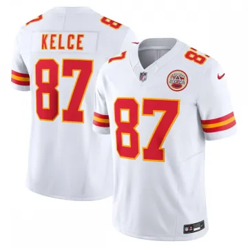 Travis Kelce Kansas City Chiefs - Maglia limitata Nike Vapor F.U.S.E. - Bianco