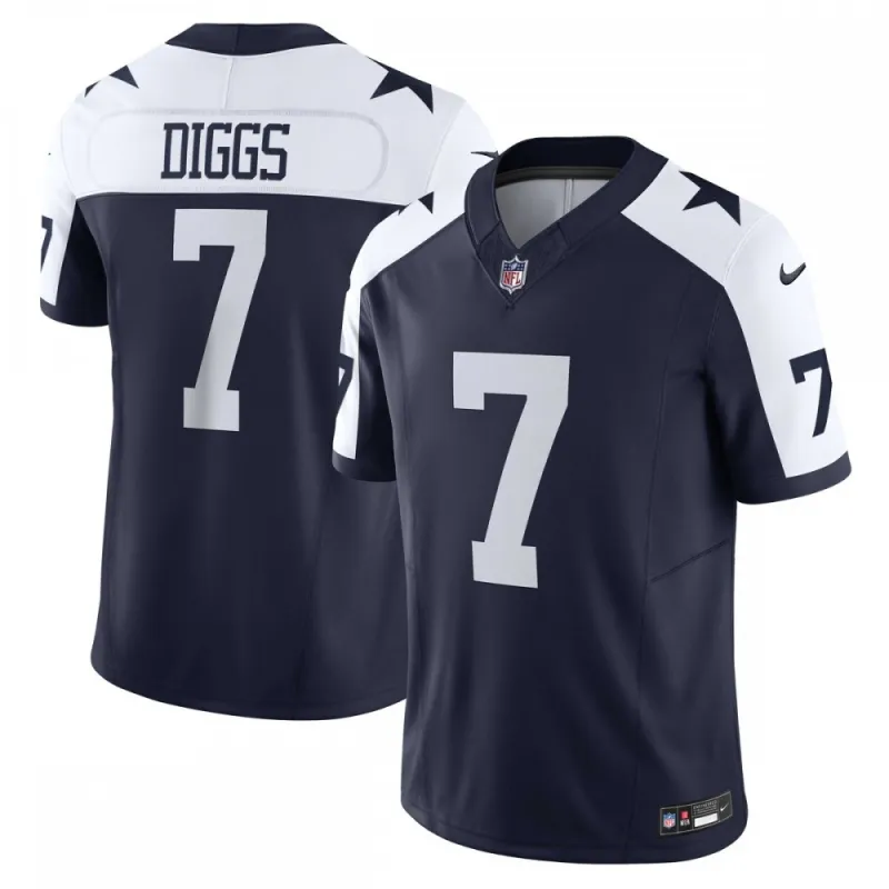 Camiseta Nike Vapor F.U.S.E. Limited de Trevon Diggs (Dallas Cowboys) – Azul marino