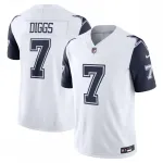 Trevon Diggs Dallas Cowboys Nike Vapor F.U.S.E. Maglia limitata - Bianco Trevon Diggs Dallas Cowboys Nike Vapor F.U.S.E. Limited Jersey – White