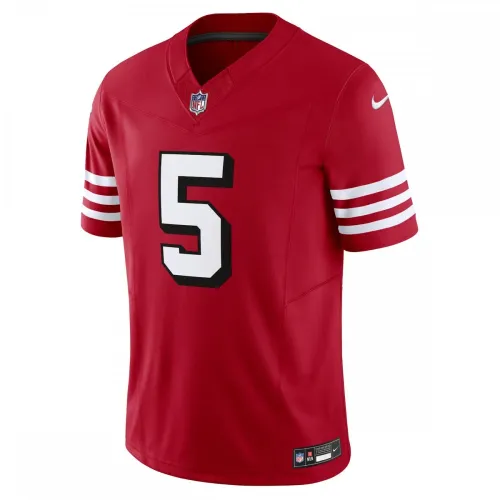 Trey Lance San Francisco 49ers Nike Vapor F.U.S.E. Limited Alternate 1 Jersey - Scharlaken