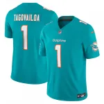 Tua Tagovailoa Miami Dolphins Nike Vapor F.U.S.E. Maglia limitata - Aqua Tua Tagovailoa Miami Dolphins Nike Vapor F.U.S.E. Limited Jersey – Aqua