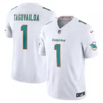 Tua Tagovailoa Miami Dolphins Nike Vapor F.U.S.E. Camisola limitada - Branco Tua Tagovailoa Miami Dolphins Nike Vapor F.U.S.E. Camisola limitada - Branco